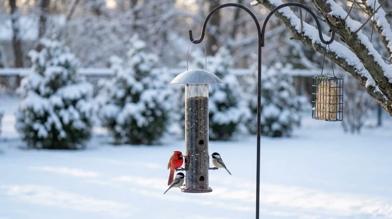 Best Bird Feeders for Winter: Dry Seed, Big Capacity, No Squirrels