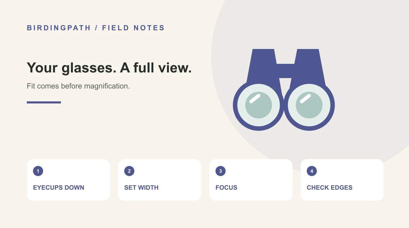 Using Binoculars With Glasses: Eye Relief and Fit