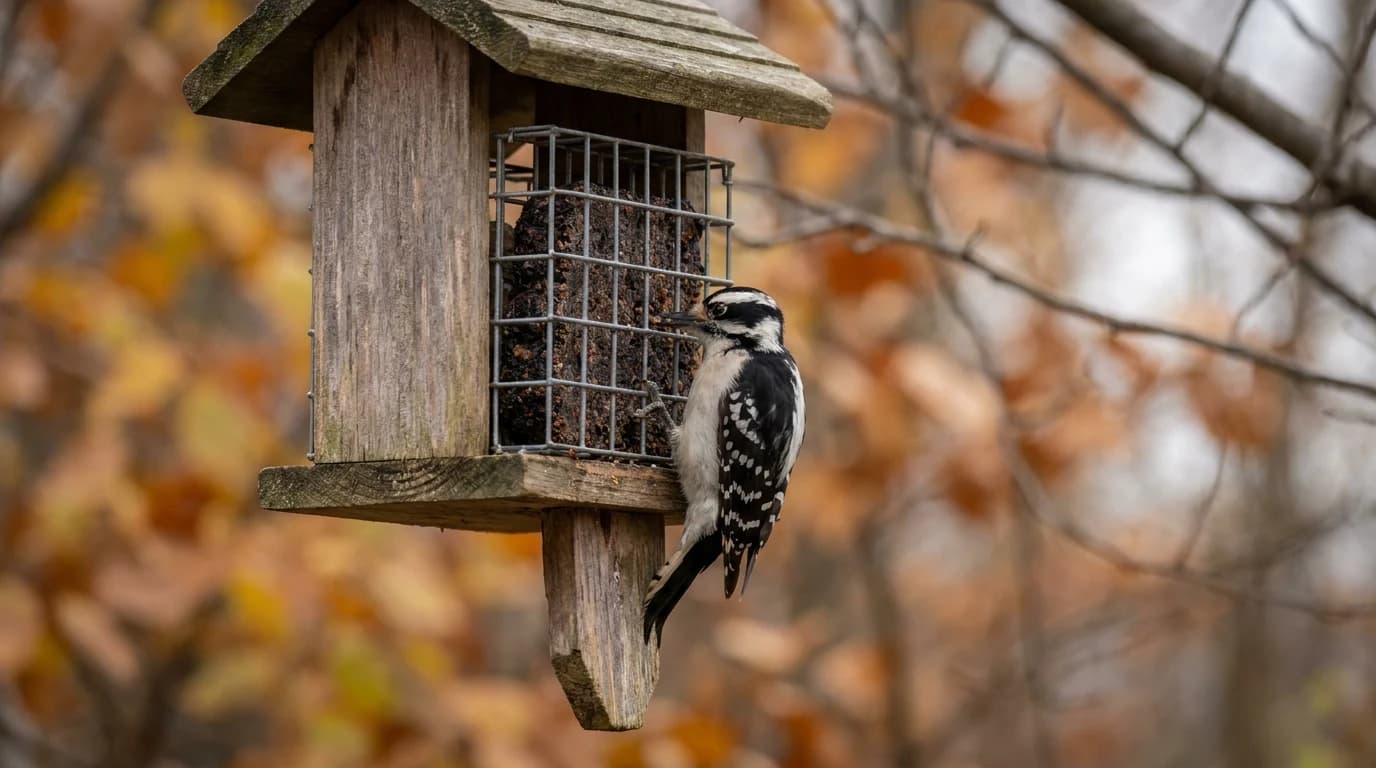 Suet for Birds: What It Is, When to Start, Which Feeder