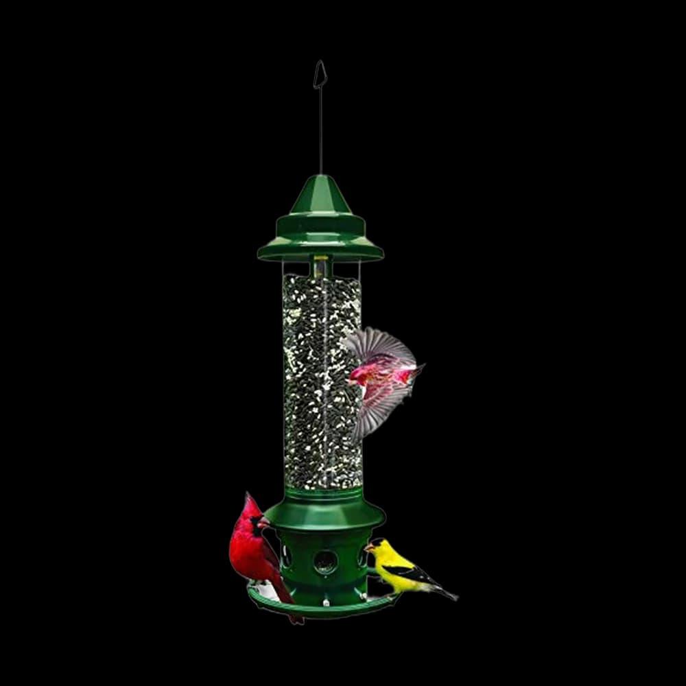 Squirrel Buster Plus Squirrel-proof Bird Feeder w/Cardinal Ring and…
