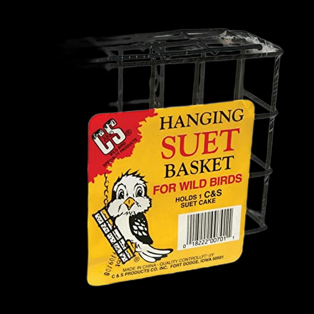 C&S Wild Bird Suet Basket, 1.5" D x 4.5" W x 5" H