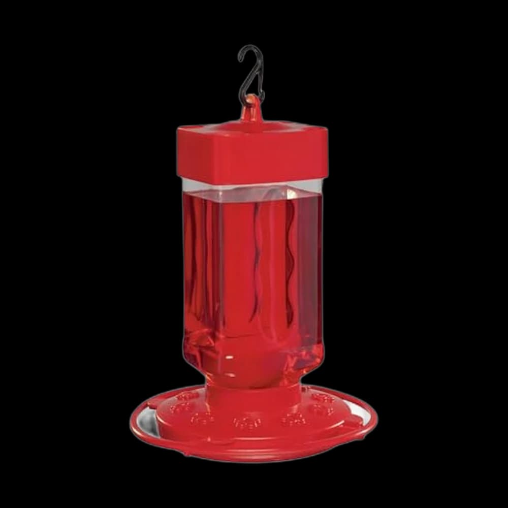 First Nature Hummingbird Feeder with Wide-Mouth Reservoir and…