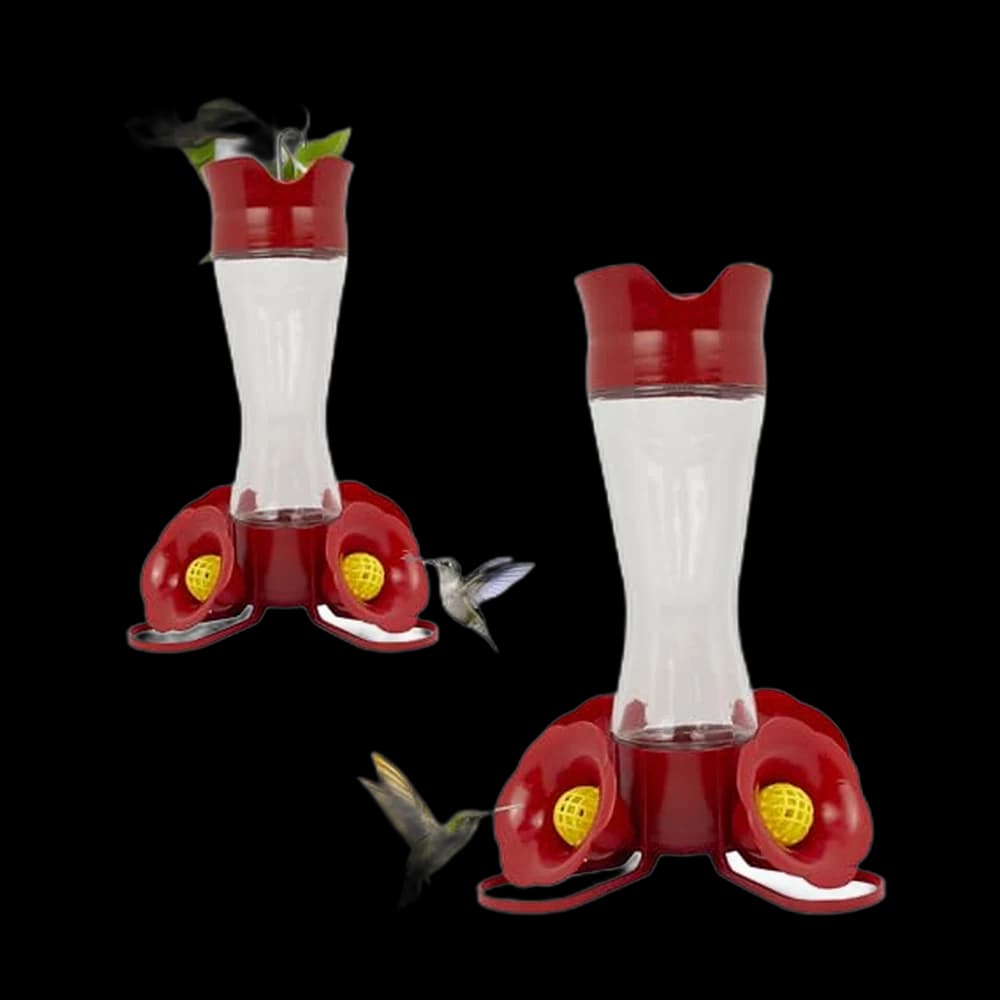 Perky-Pet Glass Hummingbird Feeders for Outdoors, 8 oz Nectar Capacity