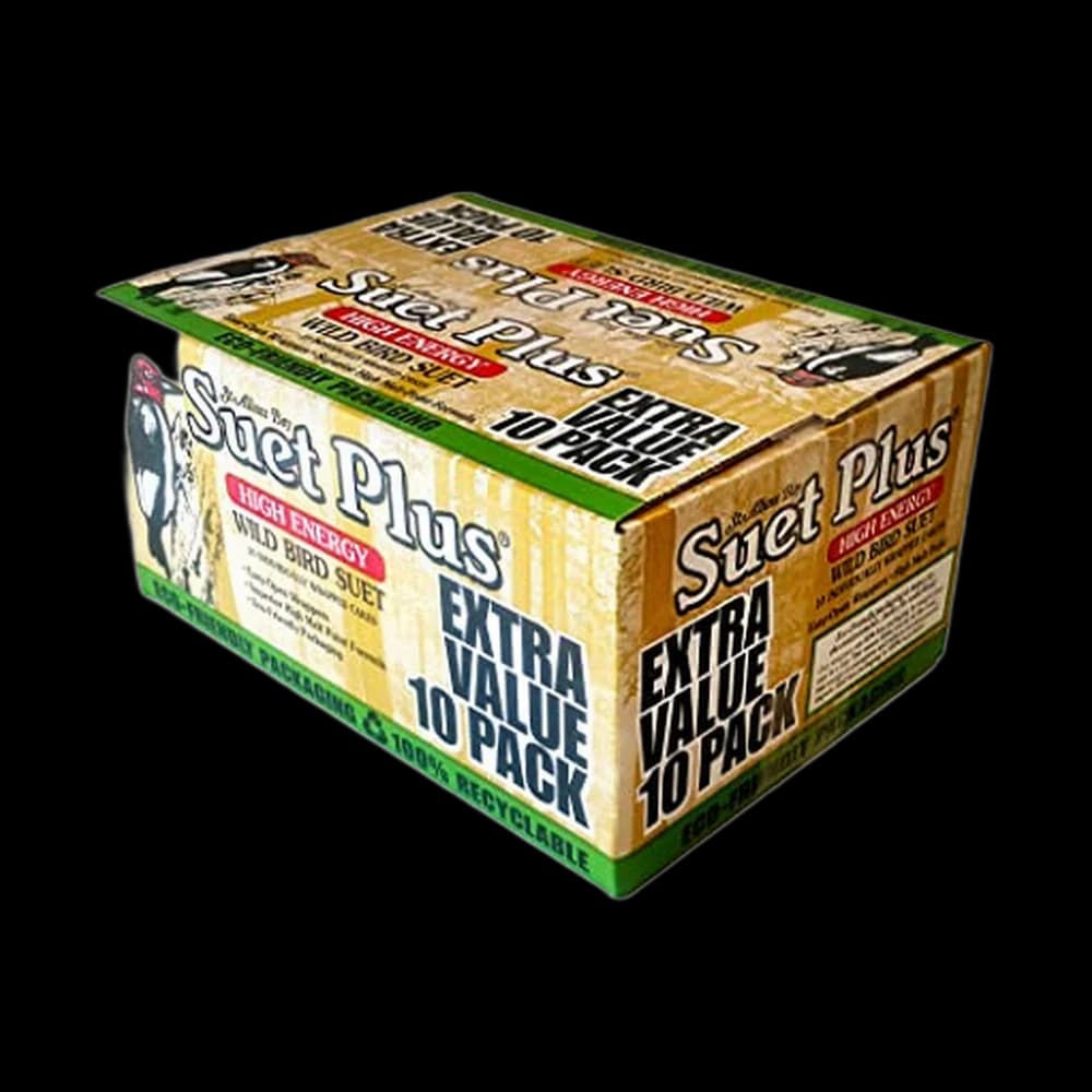 Suet Plus Extra Value Pack Wild Bird Suet - 20 Suet Cakes (2 Boxes…